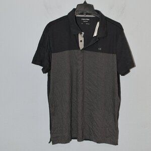 Men's Polo Liquid Touch , Calvin Klein , Black